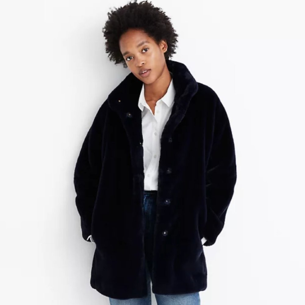 Madewell Faux Fur Coat